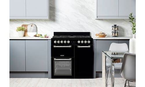 Piano de cuisson LEISURE CUISINEMASTER PRO 90CM GAZ NOIR - PR90F560K État correct reconditionné disponible sur Fnac