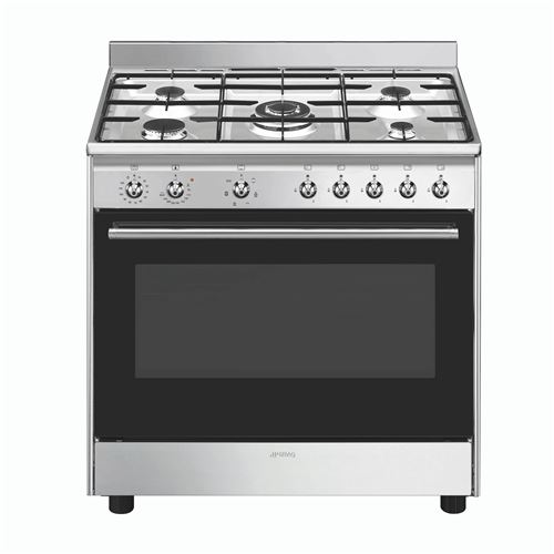 Piano de cuisson Smeg CX90GM 3200 W Inox État correct Smeg reconditionné disponible sur Fnac