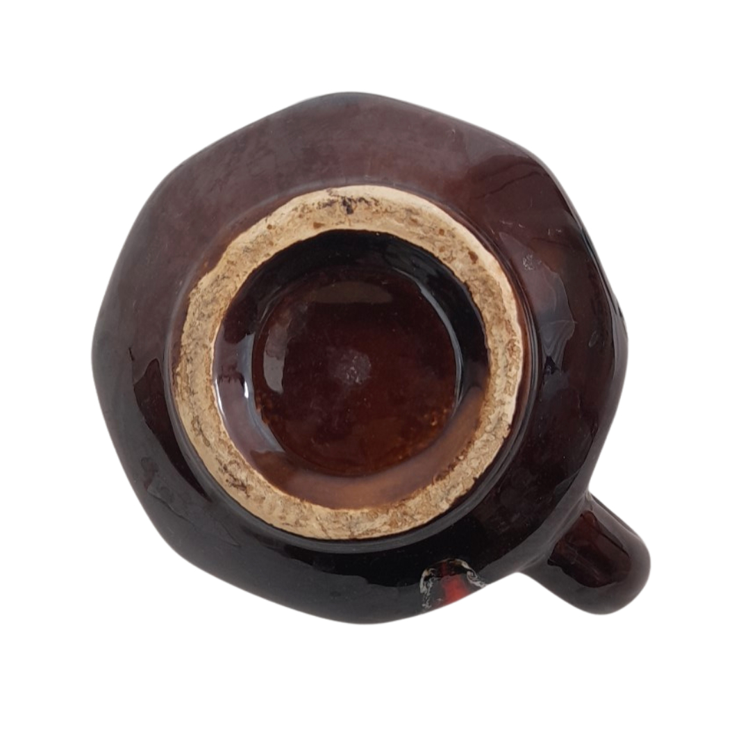 Voir photo 9 de Pichet / Broc vintage en Céramique émaillée "Écume de mer" – Rouge lave et marron Pichet / Broc vintage en Céramique émaillée "Écume de mer" – Rouge lave et marron Très bon état reconditionné photo 9