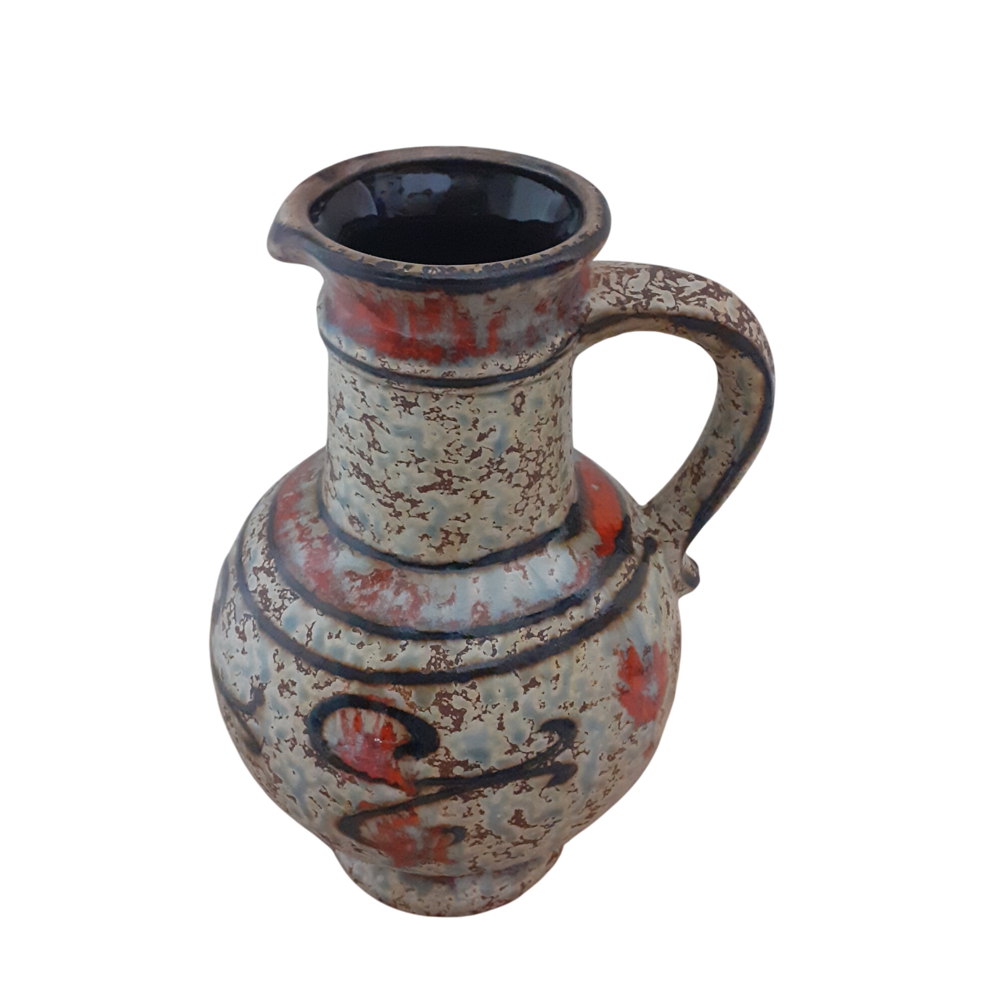 Pichet, cruche, vase en céramique émaillé en parfait état. Très bon état - 12,00 € Pichet, cruche, vase en céramique émaillé en parfait état. Très bon état reconditionné disponible sur Label Emmaüs