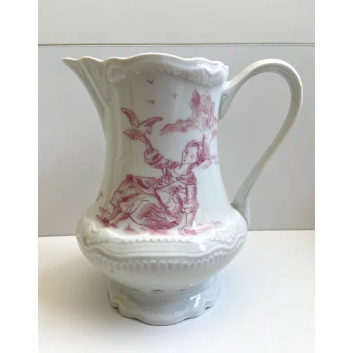 Pichet Cruchon Pot Broc À Crème Eau Porcelaine De Cherbourg Style Louis 15 Bon état reconditionné disponible sur Rakuten