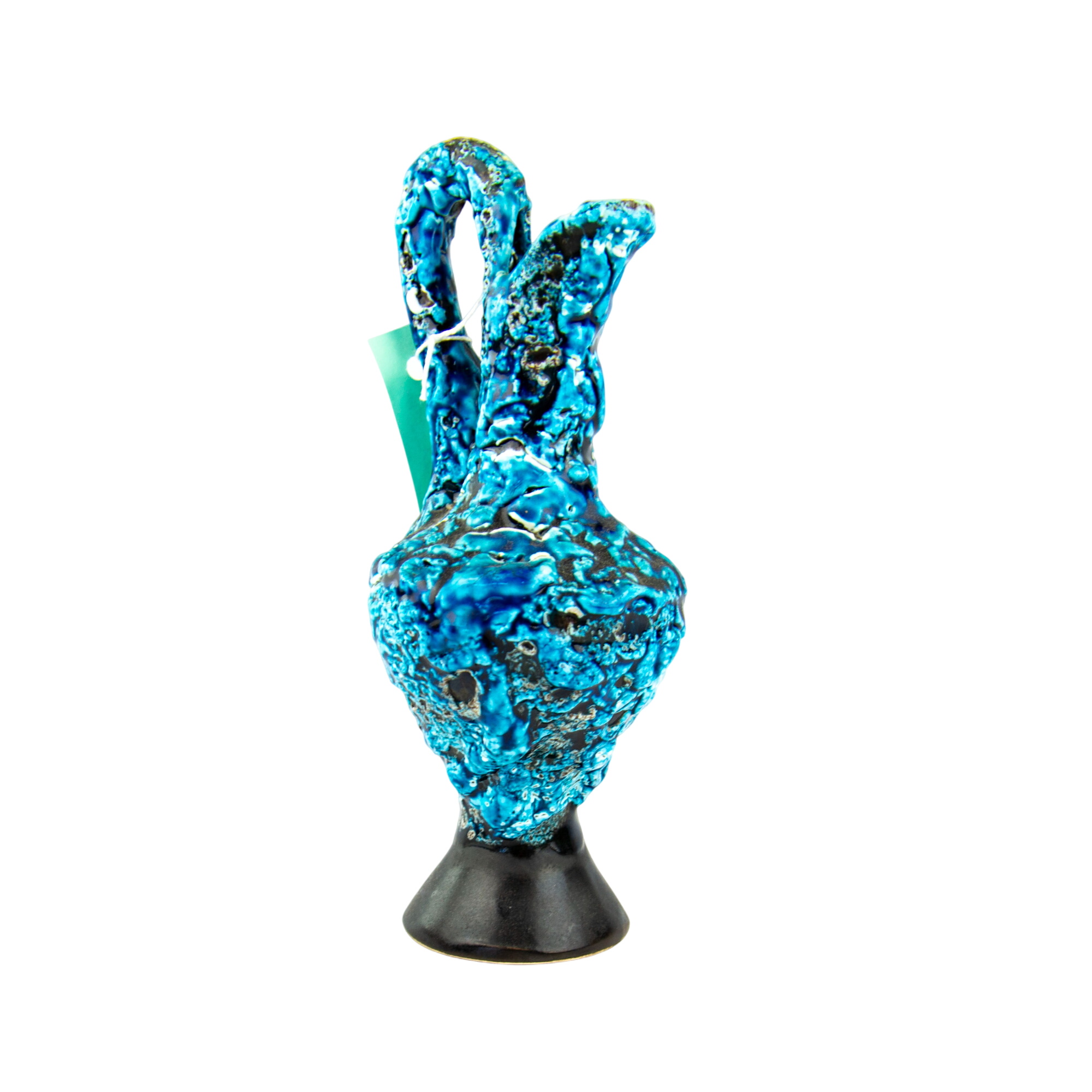 Pichet décoratif bleu et noir Cyclope Emaux des Glaciers Très bon état - 22,50 € Pichet décoratif bleu et noir Cyclope Emaux des Glaciers Très bon état reconditionné disponible sur Label Emmaüs