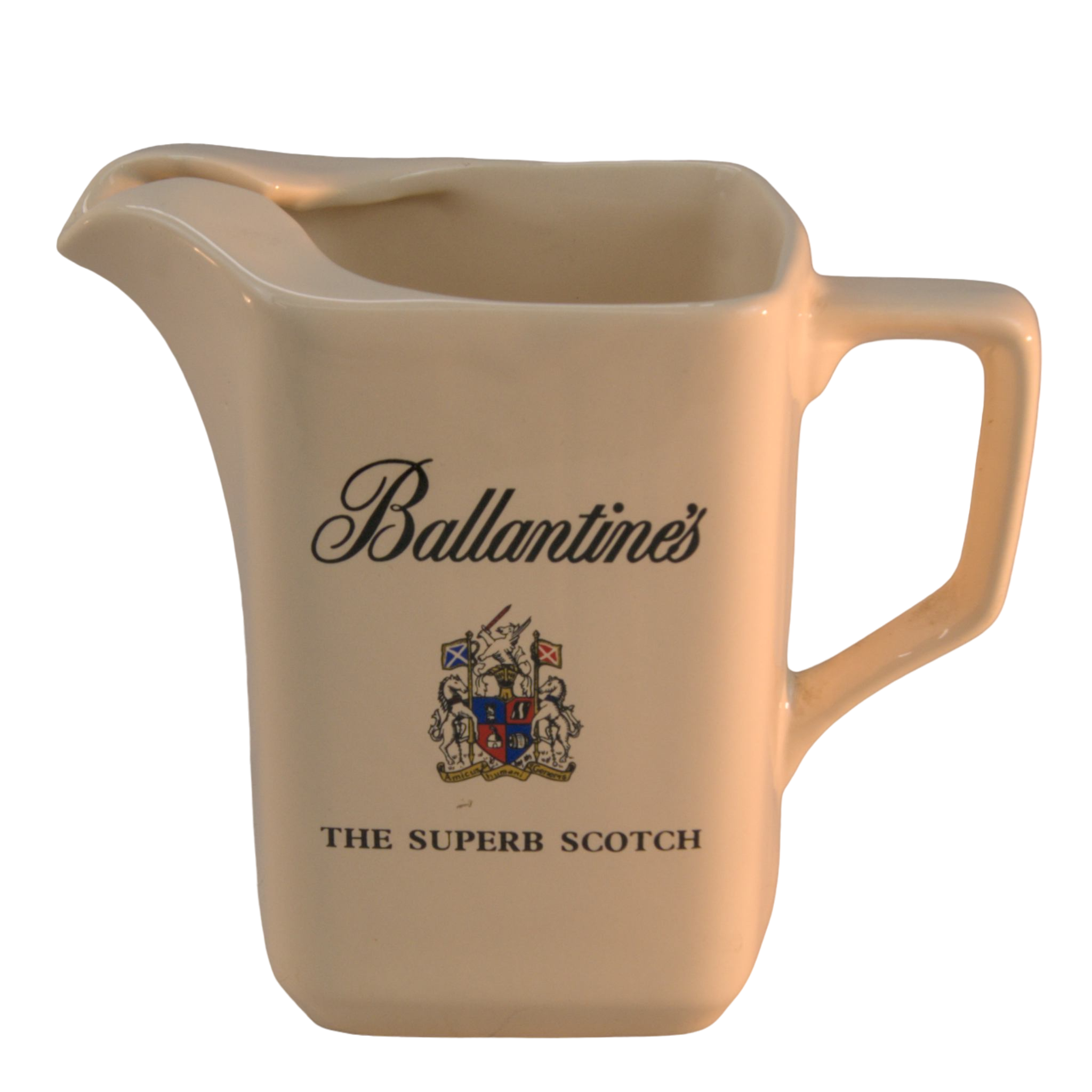 Acheter Pichet Publicitaire à Whisky Ballantines en Céramique - 10,00 € Pichet Publicitaire à Whisky Ballantines en Céramique reconditionné disponible sur Label Emmaüs