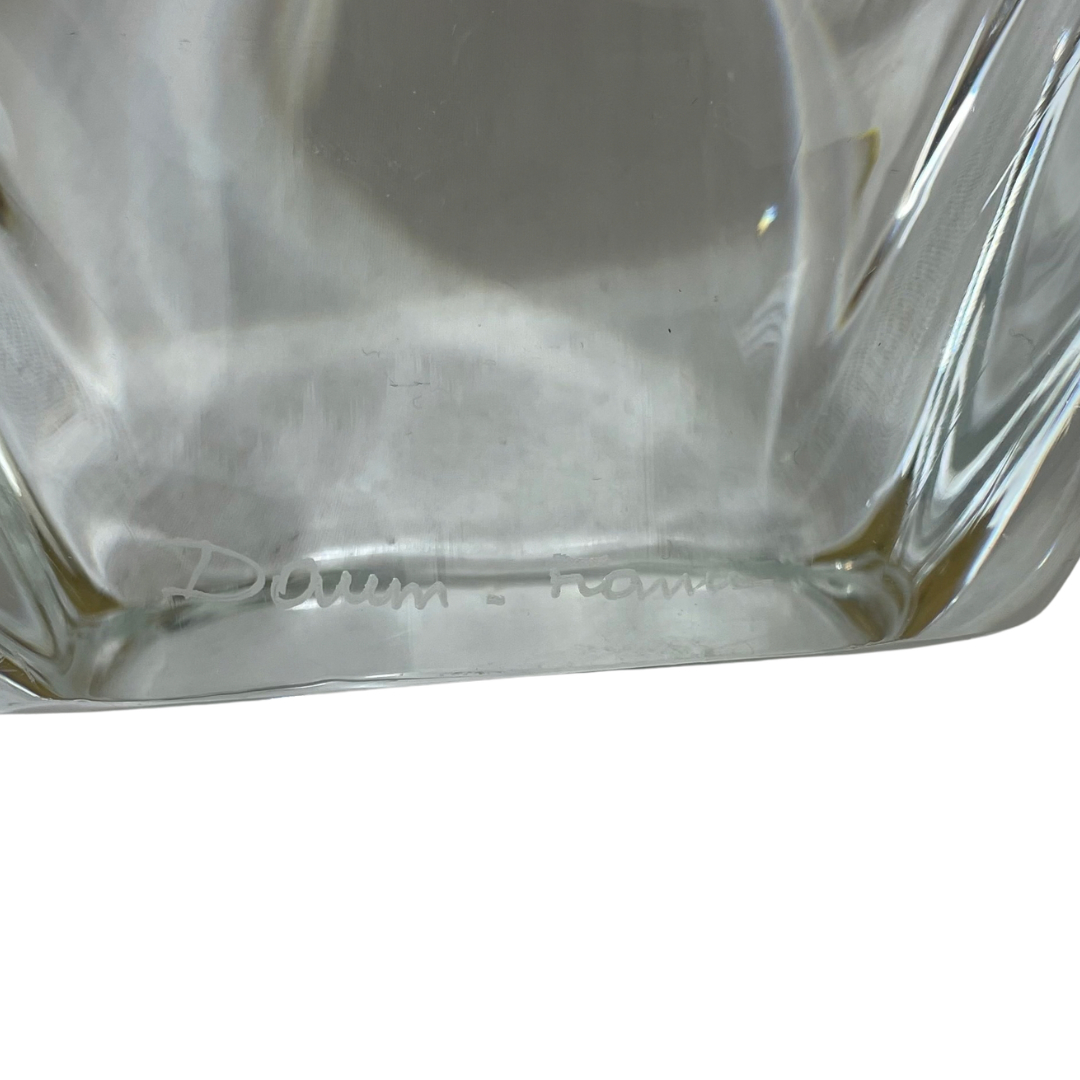 Voir photo 7 de Pied de lampe de table en Cristal massif - Voilier - Signé Daum France - Années 60/70 Pied de lampe de table en Cristal massif - Voilier - Signé Daum France - Années 60/70 Très bon état reconditionné photo 7