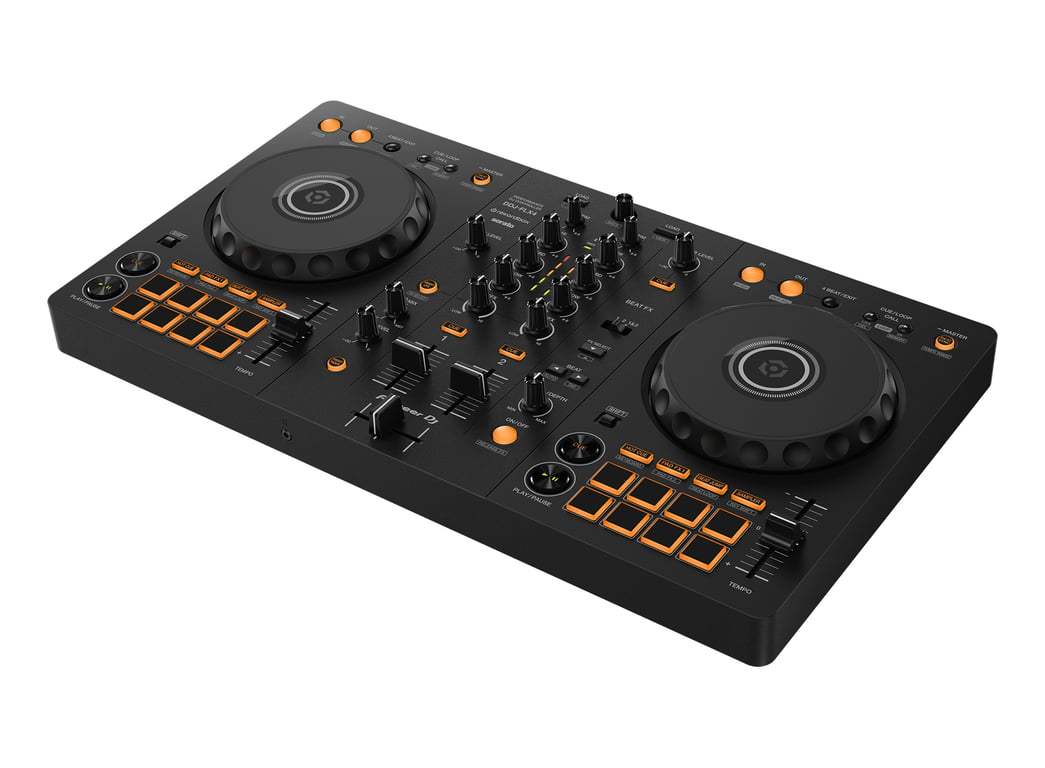 Pioneer DDJ-FLX4 contrôleur DJ 2 canaux Noir - Excellent état Parfait état Pioneer reconditionné disponible sur Pixmania