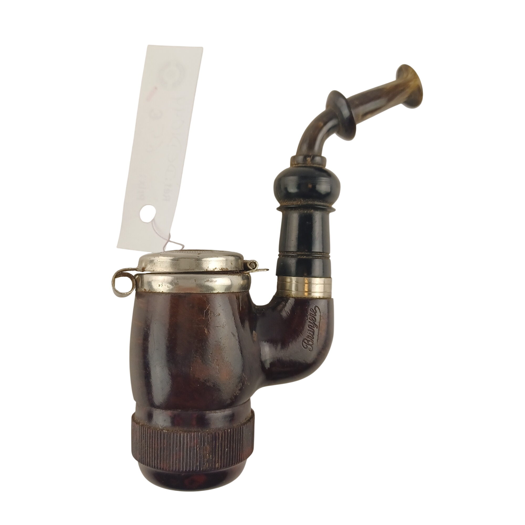 Pipe tyroll Bruyère à couvercle Tyrolean Très bon état - 65,00 € Pipe tyroll Bruyère à couvercle Tyrolean Très bon état reconditionné disponible sur Label Emmaüs