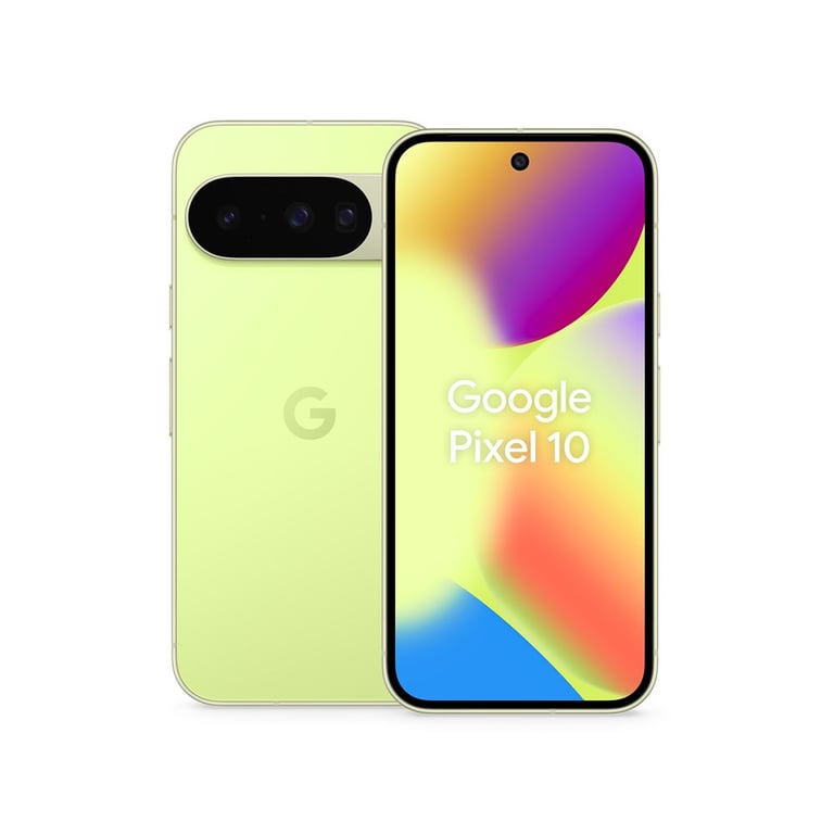 Pixel 10 (5G) 128 Go, Lime - Excellent état Parfait état Google reconditionné disponible sur Pixmania