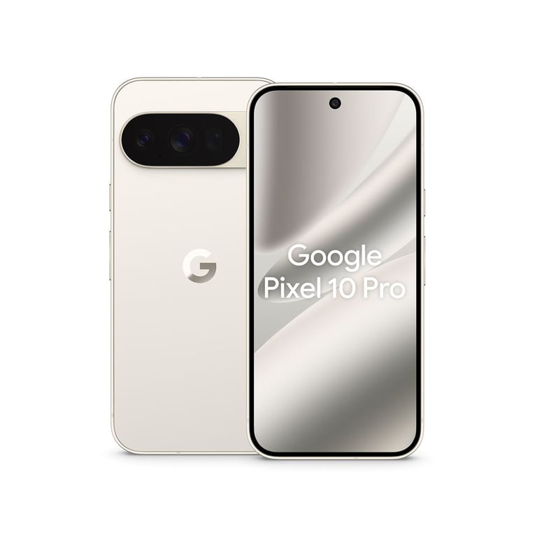 Pixel 10 Pro (5G) 128 Go, Porcelaine - Très bon état Très bon état Google reconditionné disponible sur Pixmania
