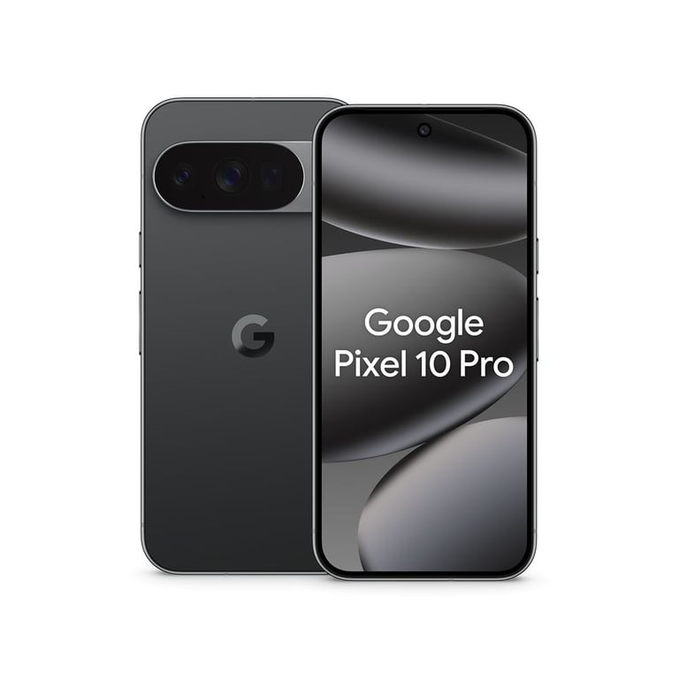 Pixel 10 Pro (5G) 256 Go, Noir volcanique - Très bon état Très bon état Google reconditionné disponible sur Pixmania