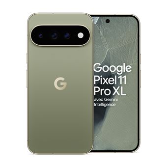Pixel 11 Pro XL (5G) 512 Go, Olive - Excellent état Parfait état Google reconditionné disponible sur Pixmania