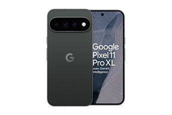 Pixel 11 Pro XL 6.73" OLED 5G Double SIM 512 Go Noir Volcanique Bon état Google reconditionné disponible sur Darty