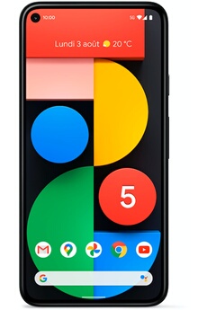 Pixel 5 Simplement Noir 128Go 5G Bon état Google reconditionné disponible sur Darty