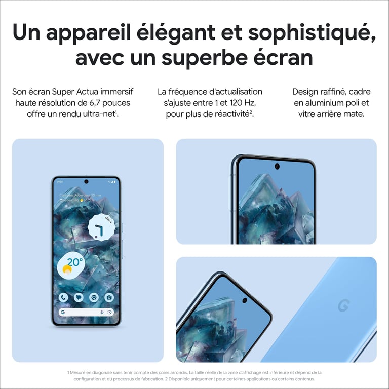 Pixel 8 Pro (5G) 256 Go, Bleu, Débloqué - Très bon état Très bon état Google reconditionné photo 2 | Dero