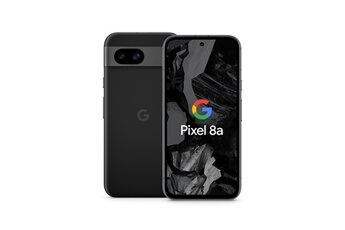 Pixel 8a 256Go Obsidian Noir 5G Bon état Google reconditionné disponible sur Darty