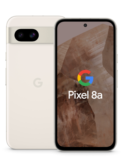 Pixel 8a (5G) 128Go, Porcelaine, Débloqué - Excellent état Parfait état Google reconditionné disponible sur Pixmania