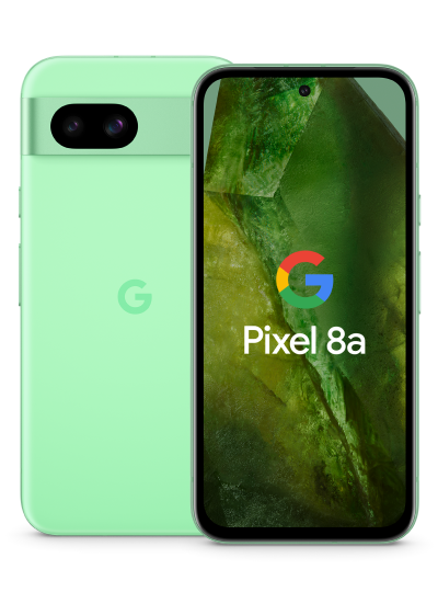 Pixel 8a (5G) 128Go, Vert Aloe, Débloqué - Excellent état Parfait état Google reconditionné disponible sur Pixmania