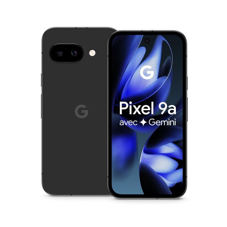 Pixel 9a (5G) 128 Go, Noir Volcanique - Excellent état Parfait état Google reconditionné disponible sur Pixmania