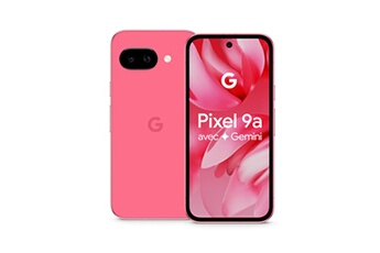 Pixel 9a 6,3" 5G Double SIM 128 Go Rose Pivoine Bon état reconditionné disponible sur Darty