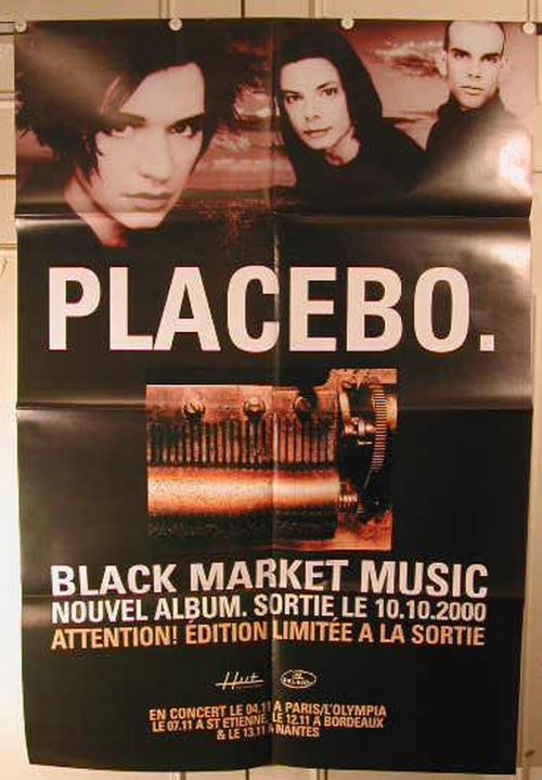 Placebo - affiche pliée - 78x120 cm - AFFICHE / POSTER État correct - 16,99 € Placebo - affiche pliée - 78x120 cm - AFFICHE / POSTER État correct reconditionné disponible sur Fnac
