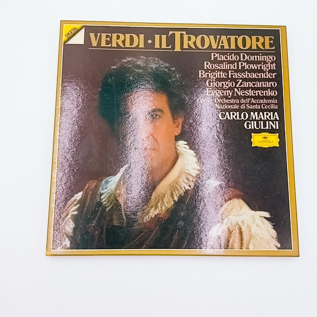 Placido Domingo, Rosalind Plowright, Brigitte Fassbaender, Giorgio Zancanaro, Evgeny Nesterenko – Il Trovatore - Deutsche Grammophon Très bon état - 11,20 € Placido Domingo, Rosalind Plowright, Brigitte Fassbaender, Giorgio Zancanaro, Evgeny Nesterenko – Il Trovatore - Deutsche Grammophon Très bon état reconditionné disponible sur Label Emmaüs