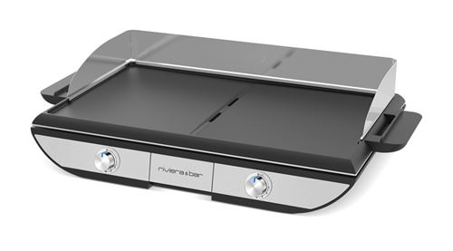 Plancha amovible Riviera & Bar QPL 665 2300 W Argent et Noir État correct Riviera & Bar reconditionné disponible sur Fnac