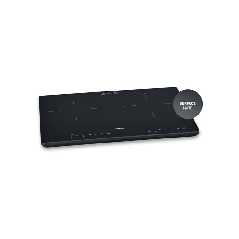 Plaque de cuisson à induction portable Severin DK 1033 double zone 3400 W Noir - Bon état Bon état Severin reconditionné disponible sur Pixmania