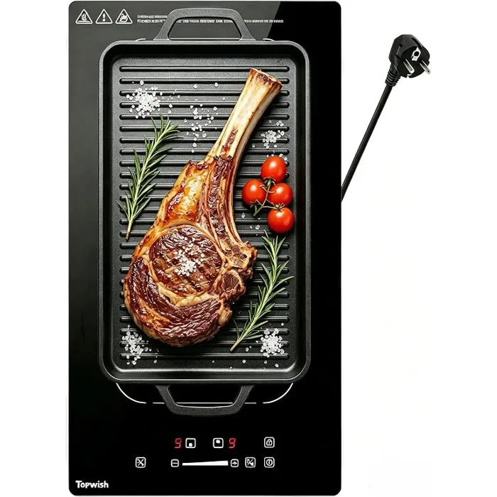 Plaque de cuisson induction 2 feux TOPWISH reconditionnee Reconditionné reconditionné disponible sur Cdiscount Seconde Vie
