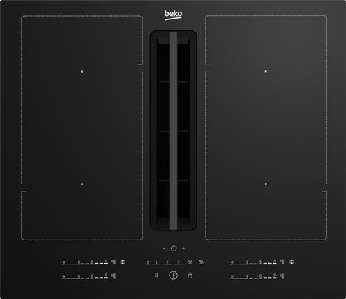 Plaque de cuisson induction avec hotte intégrée BEKO HIXI64701UP État correct Beko reconditionné disponible sur Fnac