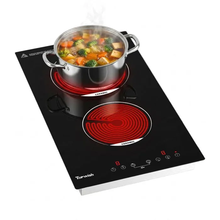 Plaque de cuisson vitroceramique 2 feux TOPWISH reconditionnee Reconditionné reconditionné disponible sur Cdiscount Seconde Vie