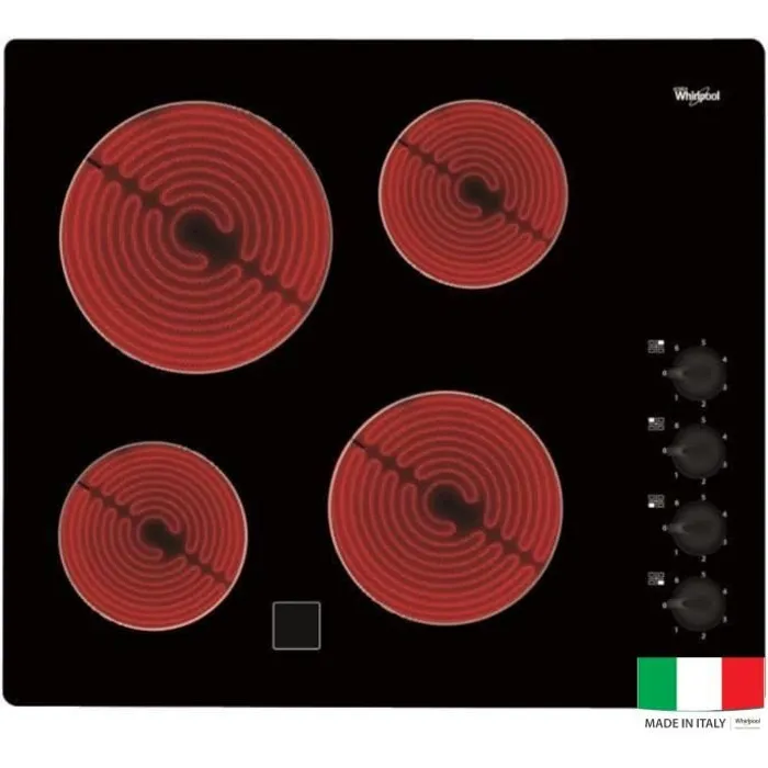 Plaque de cuisson vitrocéramique WHIRLPOOL AKM9010NE - 4 foyers - 6200W - Contrôle latéral mécanique - Noir Reconditionné - 130,78 € Plaque de cuisson vitrocéramique WHIRLPOOL AKM9010NE - 4 foyers - 6200W - Contrôle latéral mécanique - Noir Reconditionné Whirlpool reconditionné disponible sur Cdiscount Seconde Vie | Dero