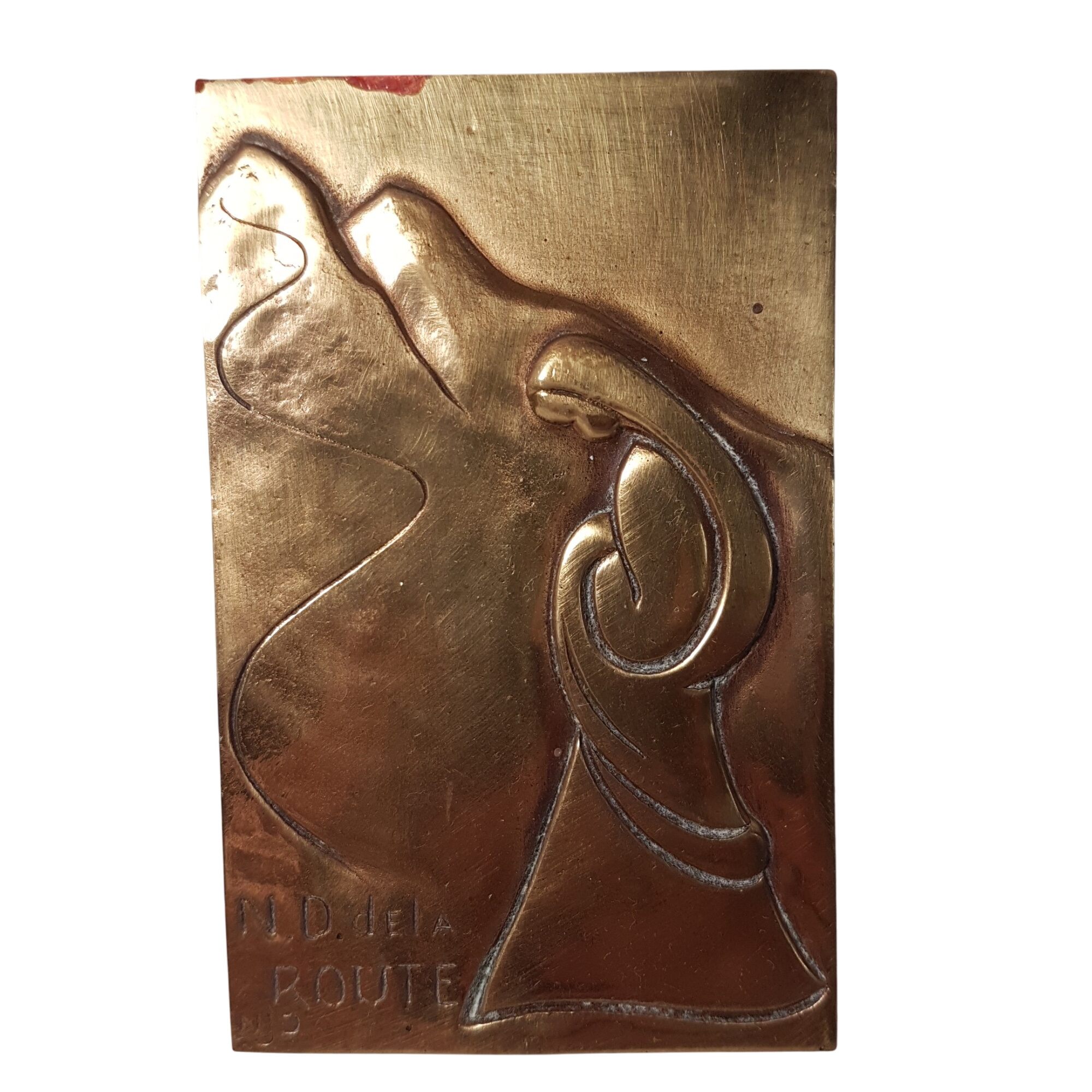 Plaque en laiton Notre dame de la route numérotée 83 Bon état - 12,00 € Plaque en laiton Notre dame de la route numérotée 83 Bon état reconditionné disponible sur Label Emmaüs