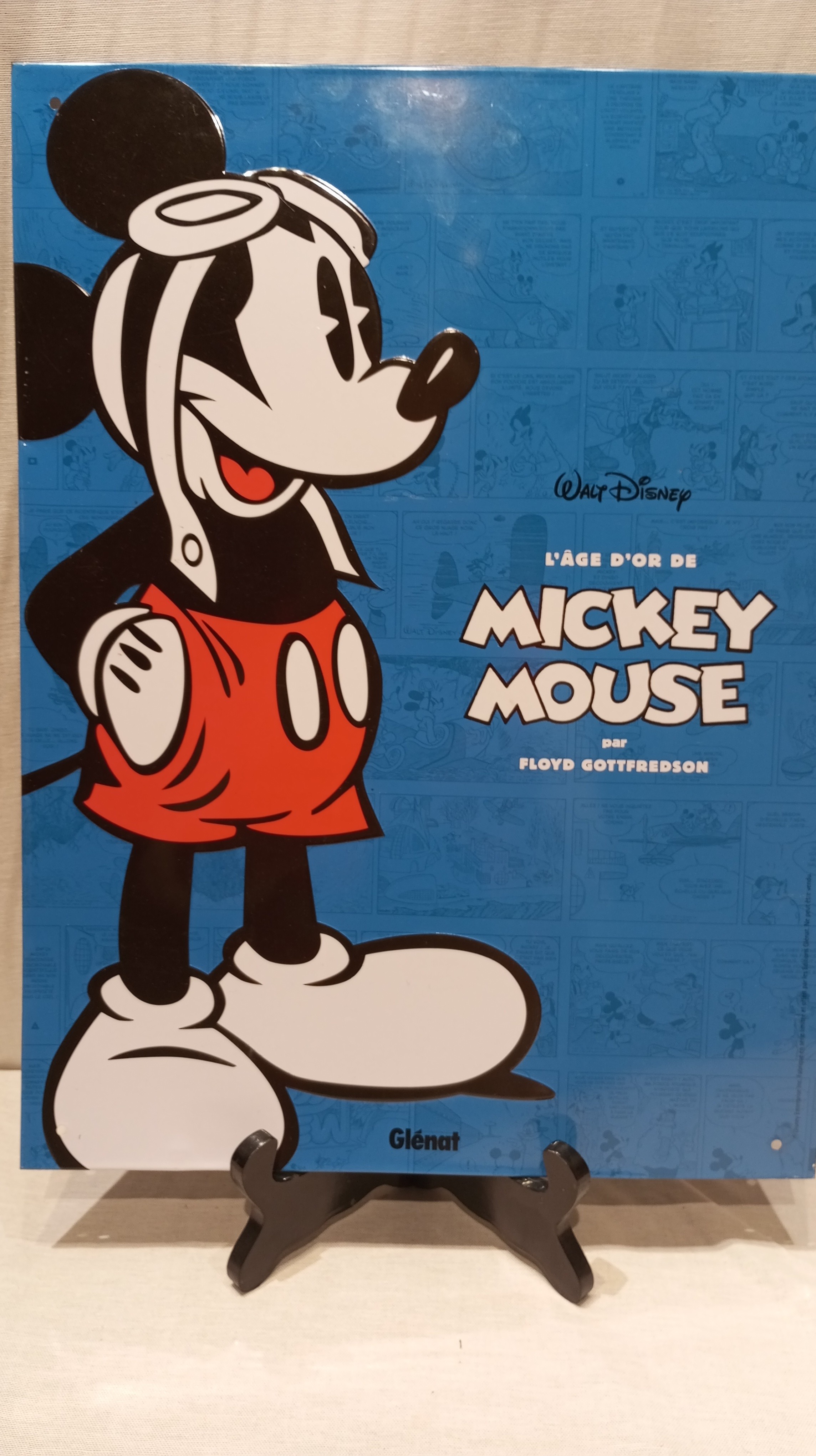 Voir photo 4 de Plaque en métal Mickey Mouse "l'âge d'or" Plaque en métal Mickey Mouse "l'âge d'or" Très bon état reconditionné photo 4