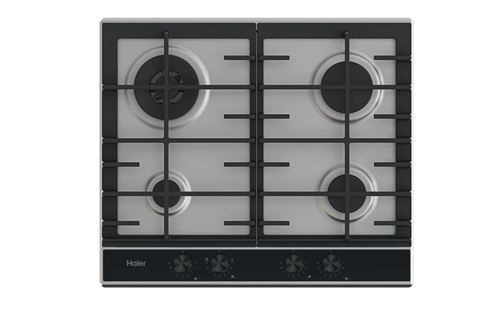 Plaque gaz encastrable Haier Série 4 HAHG6BR4XH 9450 W Inox État correct N/A reconditionné disponible sur Fnac