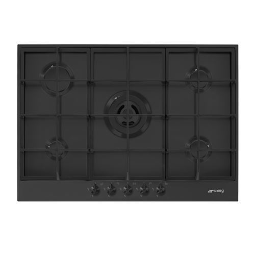 Plaque gaz Smeg PX375MB Noir Mat État correct Smeg reconditionné disponible sur Fnac