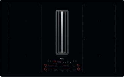Plaque induction aspirante AEG TAB CCE84751CB Très bon état AEG reconditionné disponible sur Boulanger