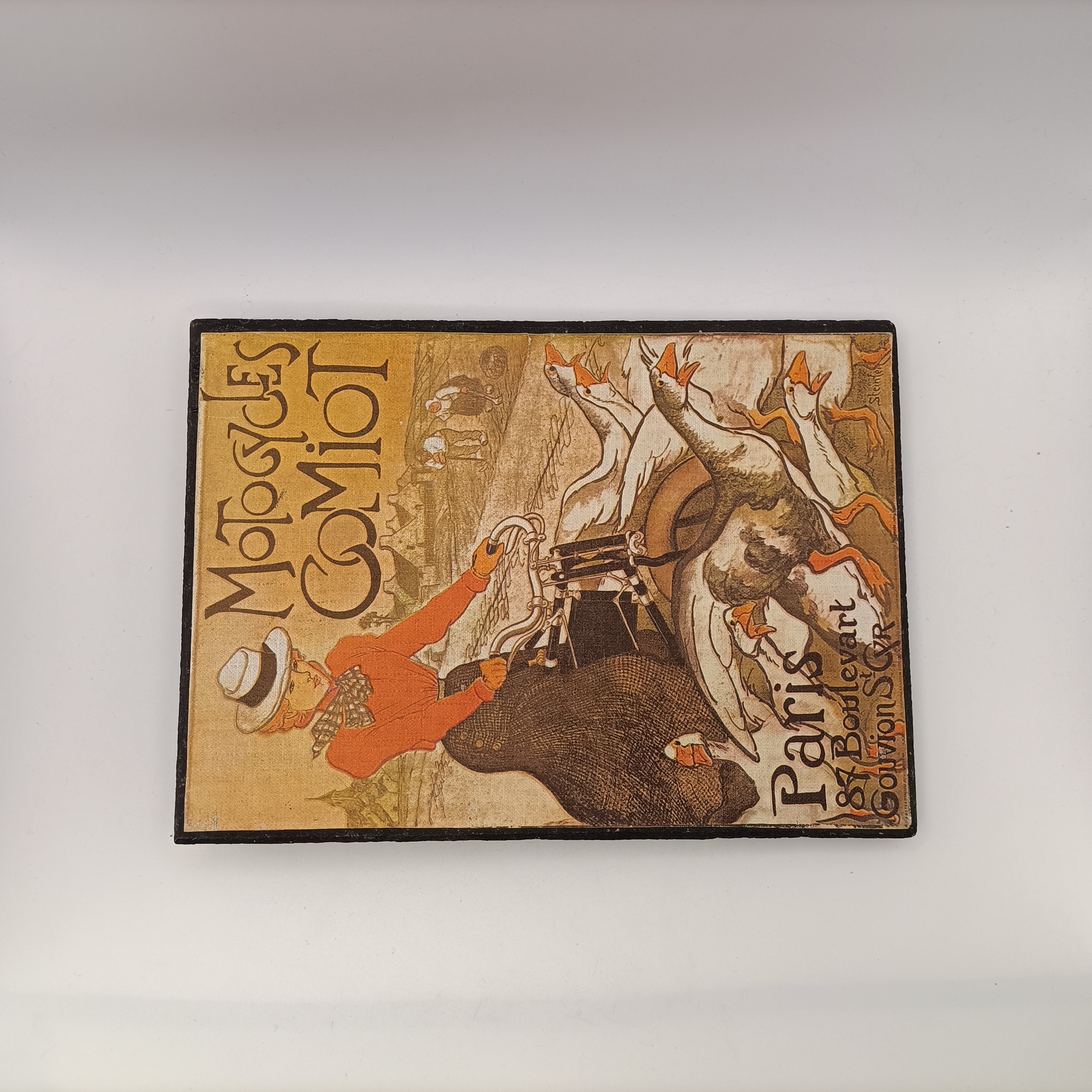 Voir photo 17 de Plaque murale vintage Motocycles Comiot Paris style affiche ancienne Plaque murale vintage Motocycles Comiot Paris style affiche ancienne Très bon état reconditionné photo 17