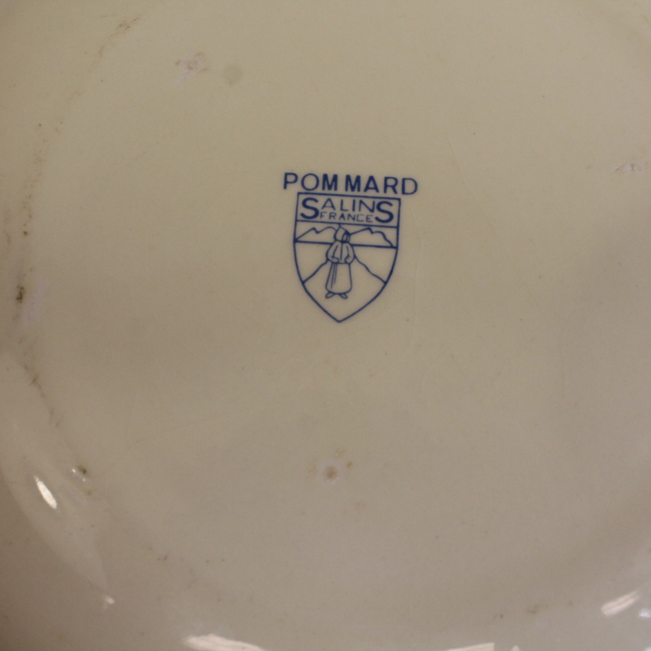Voir photo 4 de Plat à fondue faience de Salins pommard france Plat à fondue faience de Salins pommard france Bon état reconditionné photo 4