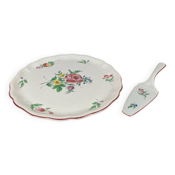 Plat à gateau avec pelle à tarte KG Luneville – Modele reverbere 1950 Bon état reconditionné (offre indisponible)