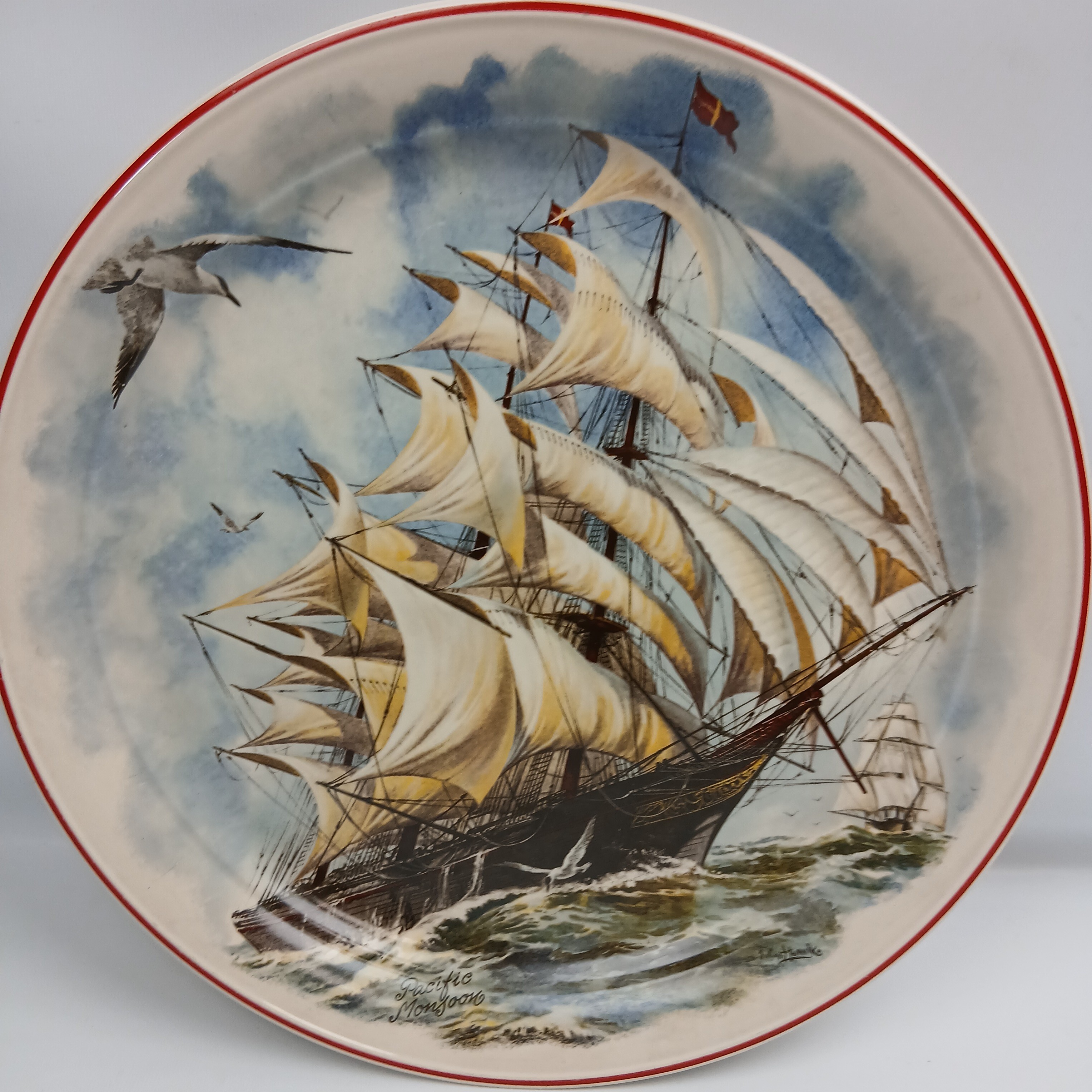 Voir photo 4 de Plat Art Collection made in Ireland représentant Le Pacific Monsoon Plat Art Collection made in Ireland représentant Le Pacific Monsoon Bon état reconditionné photo 4