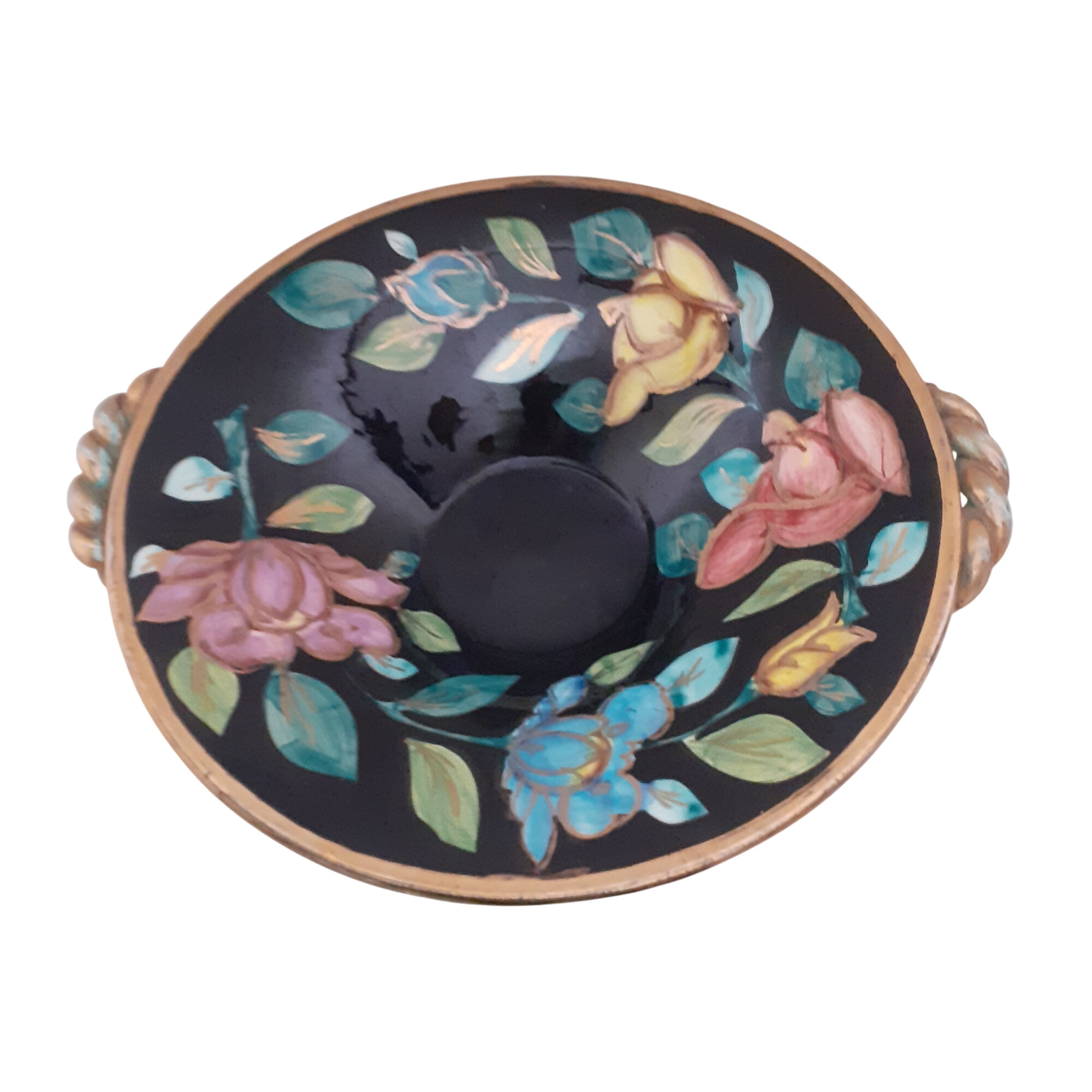 Acheter Plat, corbeille à fruits vintage à décor floral signé VALLAURIS Bon état - 12,00 € Plat, corbeille à fruits vintage à décor floral signé VALLAURIS Bon état reconditionné disponible sur Label Emmaüs