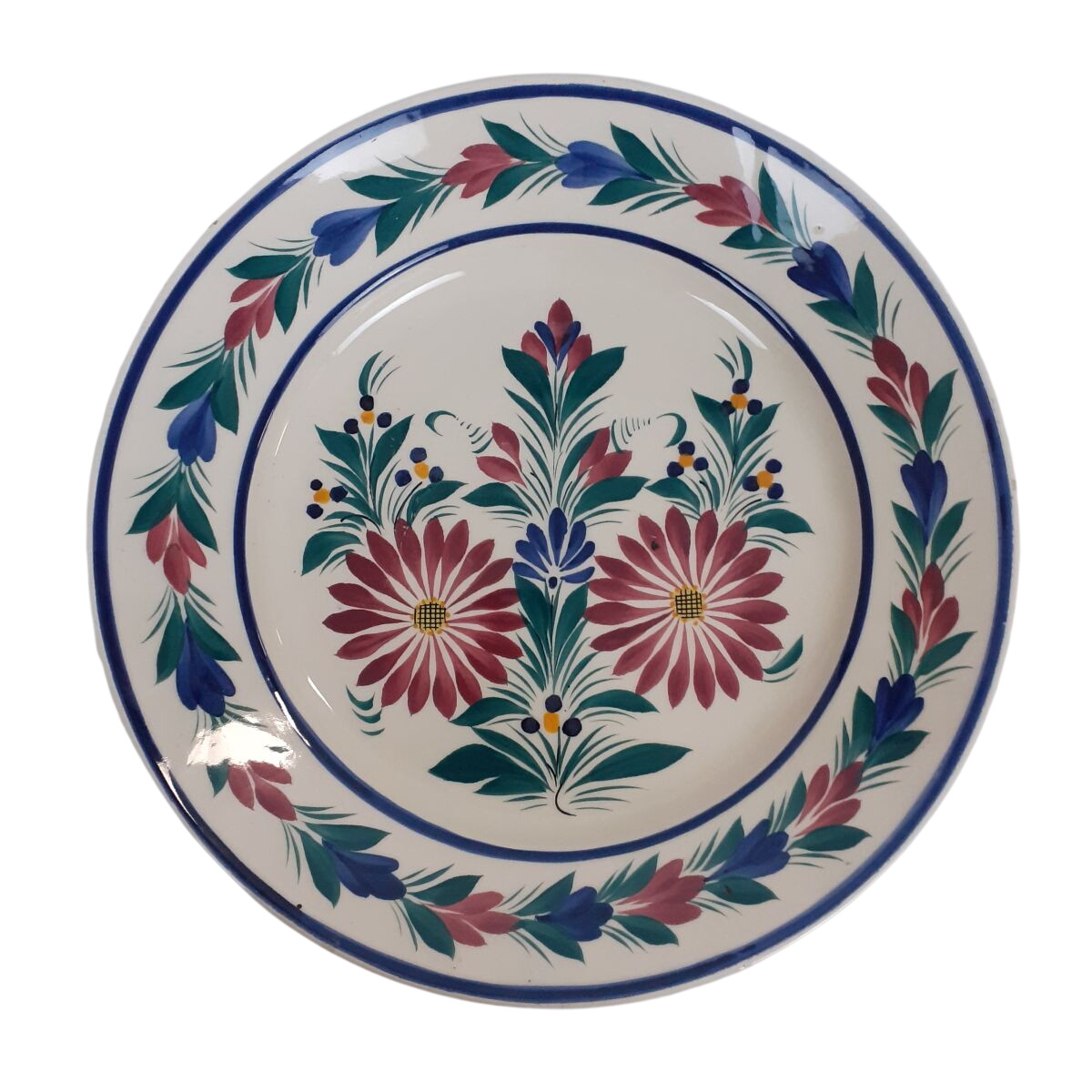 Plat creux - Breton - HB Quimper - Faïence régionale Parfait état - 30,00 € Plat creux - Breton - HB Quimper - Faïence régionale Parfait état reconditionné disponible sur Label Emmaüs