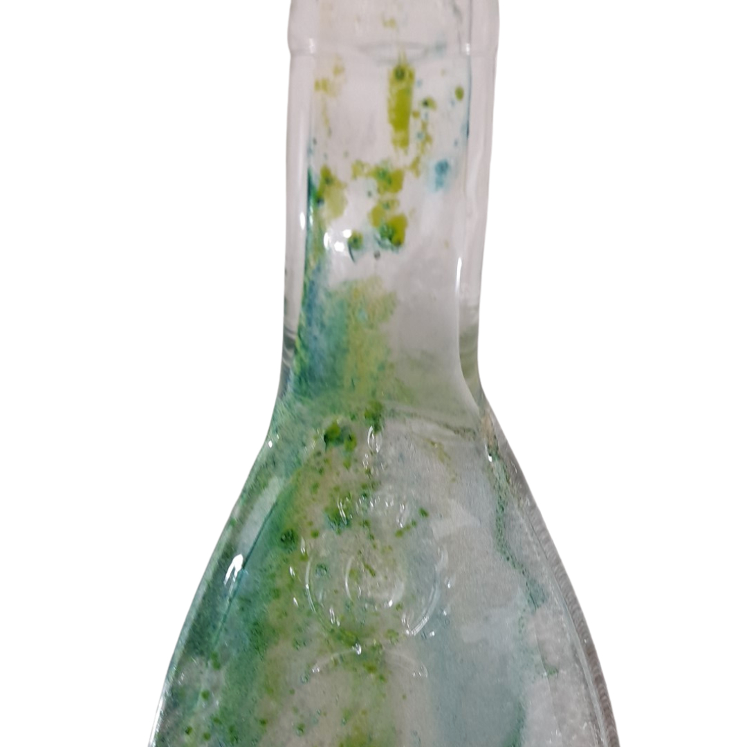 Voir photo 4 de Plat de présentation / Repose-cuillère design en verre upcyclé – Bouteille thermofondue artisanale Plat de présentation / Repose-cuillère design en verre upcyclé – Bouteille thermofondue artisanale Très bon état reconditionné photo 4