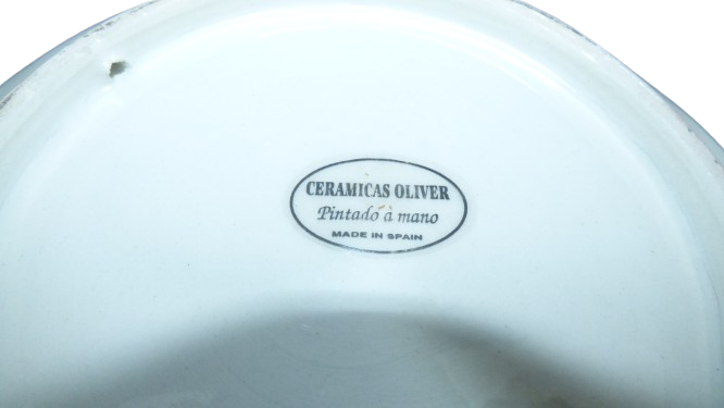 Voir photo 3 de Plat de service en céramique fabriqué en Espagne Plat de service en céramique fabriqué en Espagne Bon état reconditionné photo 3