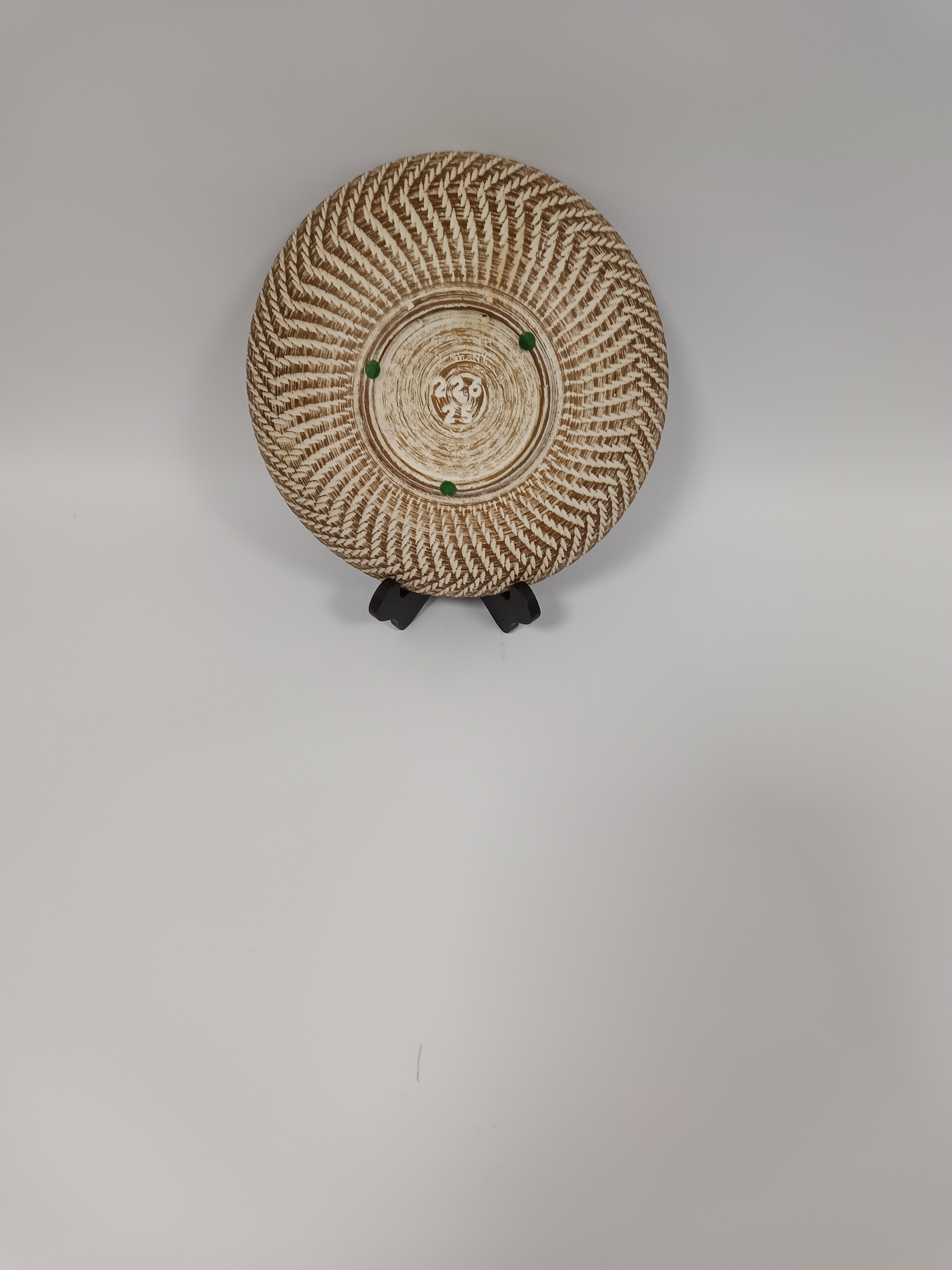 Voir photo 4 de Plat décoratif Dumler & Breiden – céramique Germany Ø 25 cm Plat décoratif Dumler & Breiden – céramique Germany Ø 25 cm État correct reconditionné photo 4