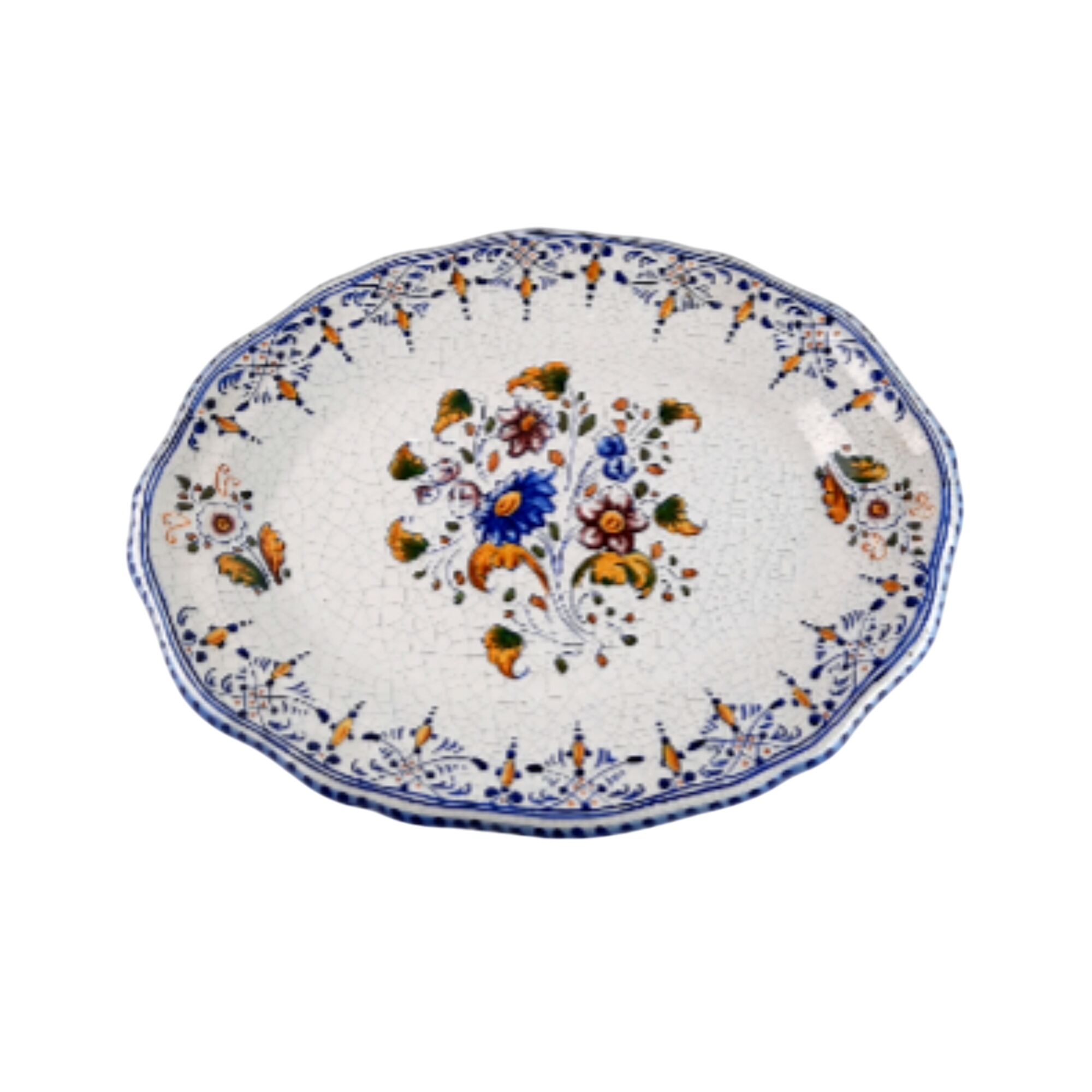 Acheter Plat ovale en céramique de Talavera Bon état - 10,00 € Plat ovale en céramique de Talavera Bon état reconditionné disponible sur Label Emmaüs