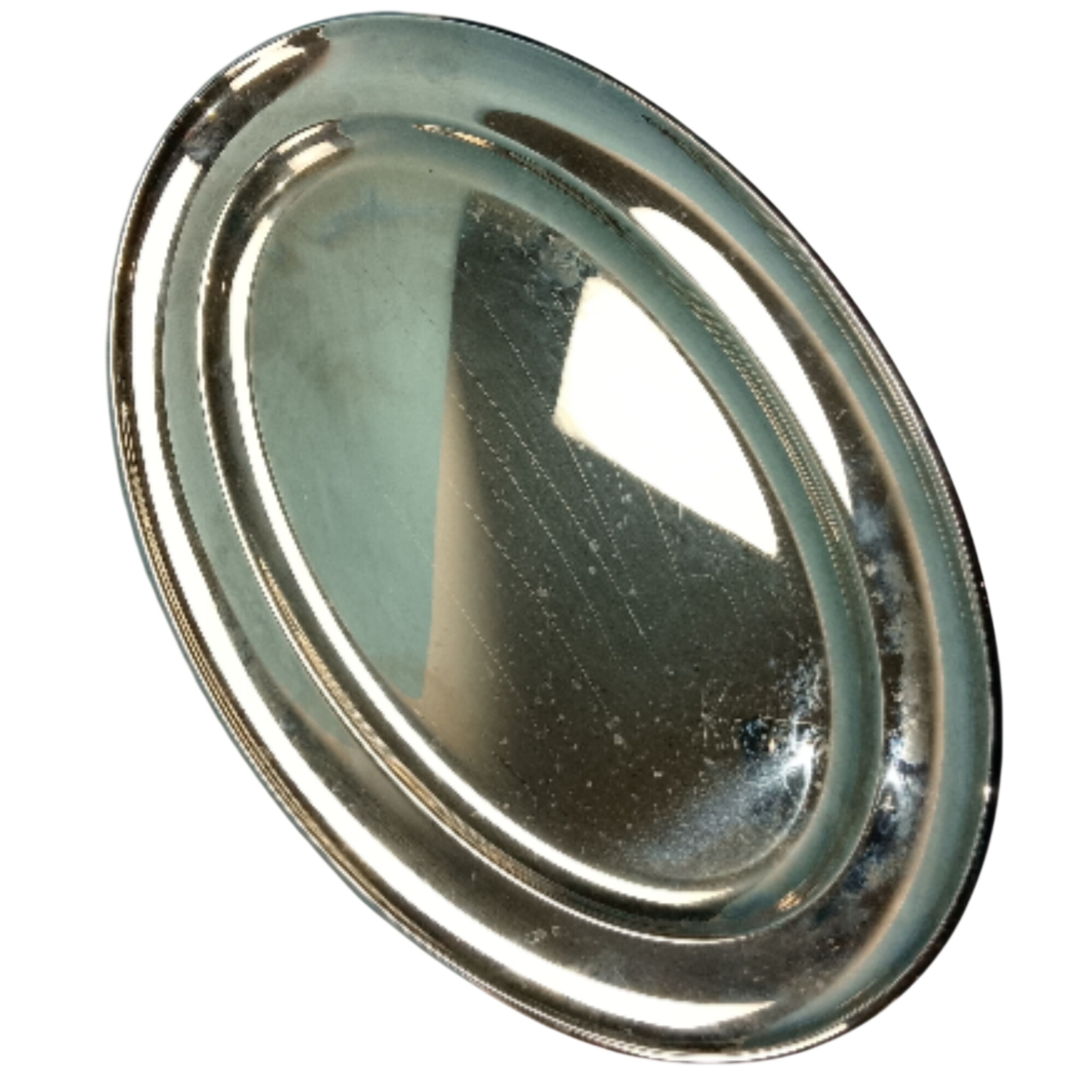 Plat ovale en inox - Jean Gouzon (29Lx25l) Bon état - 24,00 € Plat ovale en inox - Jean Gouzon (29Lx25l) Bon état reconditionné disponible sur Label Emmaüs
