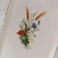 Voir photo 2 de Plat rectangulaire Sarreguemines "Campagne" décor floral – 35,7 x 16,1 cm Plat rectangulaire Sarreguemines "Campagne" décor floral – 35,7 x 16,1 cm Très bon état reconditionné photo 2