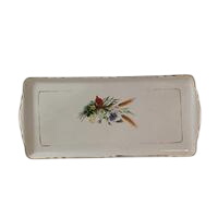 Plat rectangulaire Sarreguemines "Campagne" décor floral – 35,7 x 16,1 cm Très bon état - 15,00 € Plat rectangulaire Sarreguemines "Campagne" décor floral – 35,7 x 16,1 cm Très bon état reconditionné disponible sur Label Emmaüs
