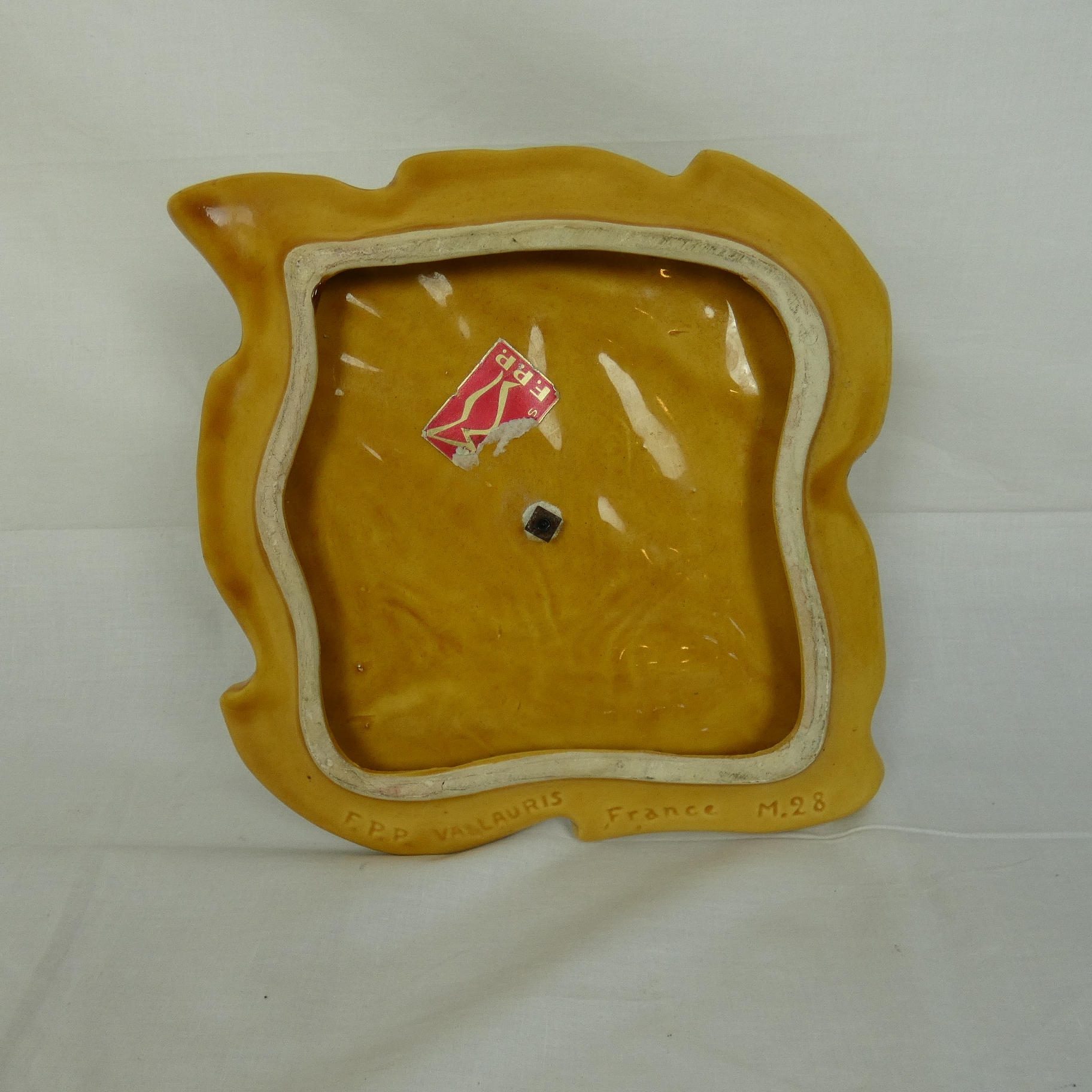 Voir photo 6 de Plat Serviteur à Fromage En porcelaine Vintage Plat Serviteur à Fromage En porcelaine Vintage État correct reconditionné photo 6