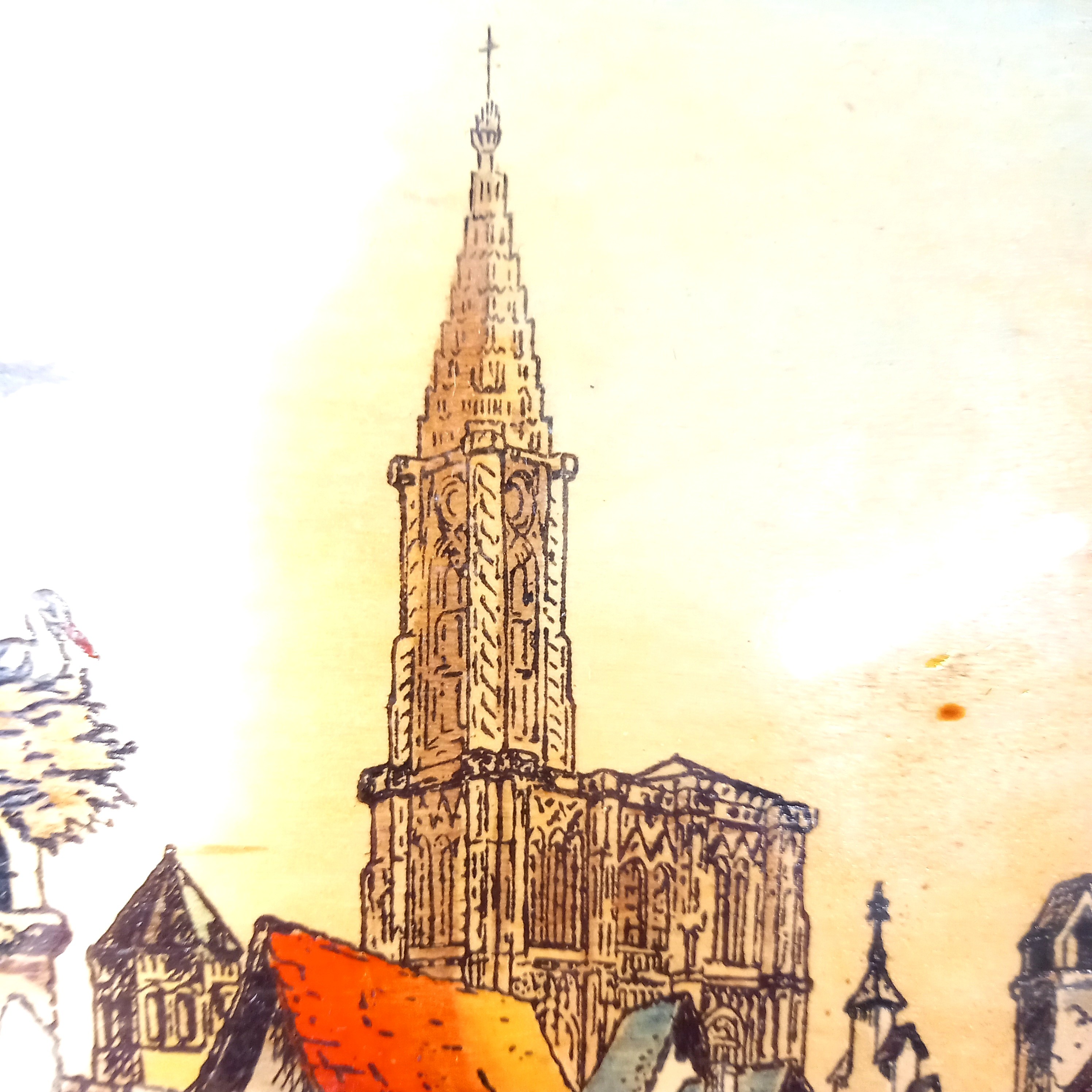 Voir photo 6 de Plateau ancien, Strasbourg par "Boli" Louis Bollinger Plateau ancien, Strasbourg par "Boli" Louis Bollinger État correct reconditionné photo 6